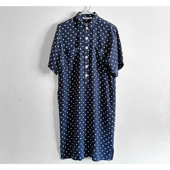 Unique Vintage Silk Dress - Picture 2 of 5